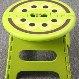 fab n funky Folding Stool Kiwi Design - Green image 4