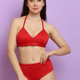C4D Halter Neck  Swim Bikini Set-picture-55