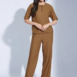 Selvia Round Neck Top And Trousers-picture-45
