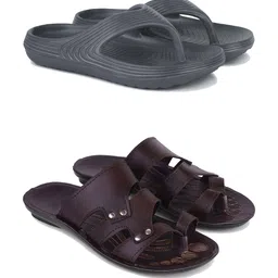 DRACKFOOT Men Set Of 2 Comfort Sandals & Thong Flip-Flops-picture-43