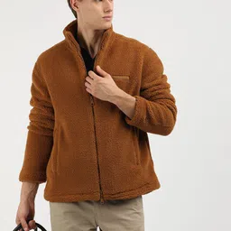 Tommy Hilfiger Men Solid Mock Collar Pullover Sweatshirt-image-41