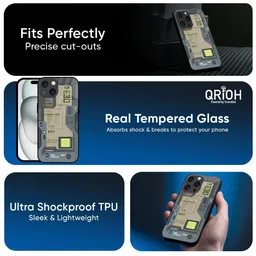 QRIOH Typography Printed iPhone 14 Plus Back Case Mobile Accessories image 5