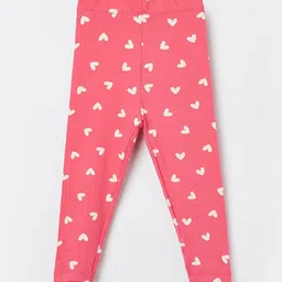 Juniors by Lifestyle Infant Girls Printed Cotton Mid-Rise Ankle-Length Leggings-image-59