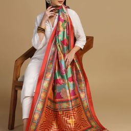 Kaizen TEXO FAB Ethnic Motifs Printed Dupatta image 4
