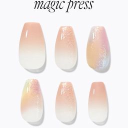 Dashing Diva 30-Tips Magic Press False Nails with Super Strong Adhesive - Emotion-56