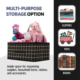 Kuber Industries Black 12 Pieces Printed Multi-Utility Organisers image 5