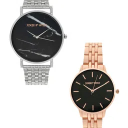 JOKER & WITCH Apple & Pecan Couple Watch Gift Set JWCW334-13