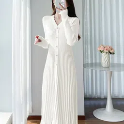 StyleCast x Revolte Women Fit & Flare Midi Dress-image-47