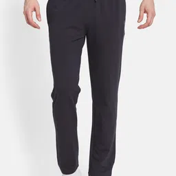 Octave Men Mid Rise Cotton Track Pants-image-60
