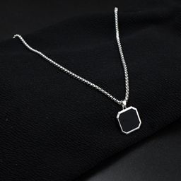 ISHKAARA Silver-Plated Stainless Steel Pendant With Chain-image-28