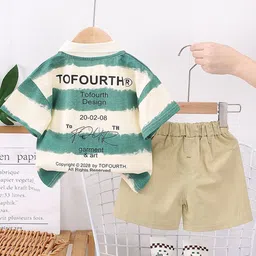 StyleCast x Revolte Boys Colourblocked Short Sleeves T-shirt With Shorts-image-62