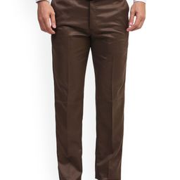 THE TURQUOISE TURTLE Men Comfort Slim Fit Cotton Trousers-image-58