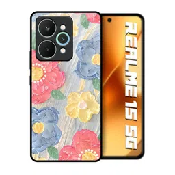 QRIOH Floral Printed Realme 15 5G Back Case Mobile Accessories-picture-43