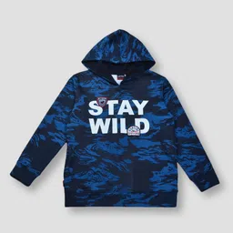 Gini and Jony Boys Typography Printed Hooded Cotton Pullover Sweatshirt-image-29