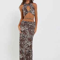 LULU & SKY Printed Top With Skirt Co-Ords-image-46