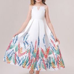 LULU & SKY Floral Print Maxi Midi Dress-image-79