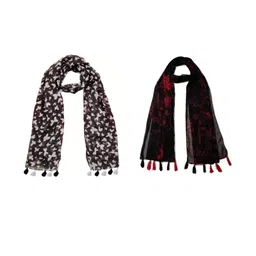 StoleVilla Floral Chiffon Stoles-picture-13