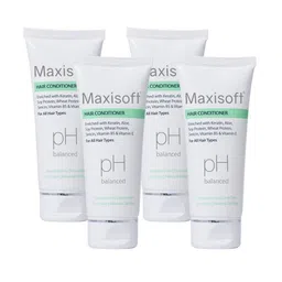 Maxisoft Set of 4 pH Balanced Hair Conditioner with Keratin & Aloe - 100 ml each-4
