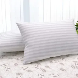 Nivasam White 4 Pieces Fibre Filled Cotton Ultra Soft Sleep Pillow-37