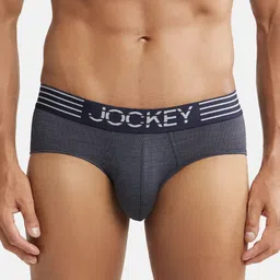 Jockey Move Collection Men Navy Blue Solid Briefs MM04-26