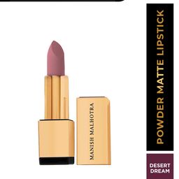 MyGlamm Manish Malhotra Powder Matte Lipstick with Maracuja Oil 4g - Desert Dream-15