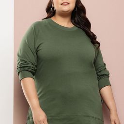 Sztori Plus Size Pullover Sweatshirt-20