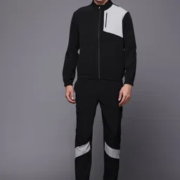 HRX by Hrithik Roshan Men Colourblock Running Track Suit-image-49