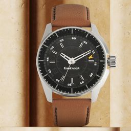 Fastrack Men Black Dial Watch 3089SL05-11