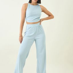 aayu Round Neck Sleeveless Top With Trouser-picture-6
