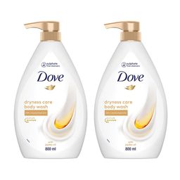 Dove Set Of 2 Dryness Care Body Wash with Jojoba Oil for Moisturised Skin - 800ml Each-19
