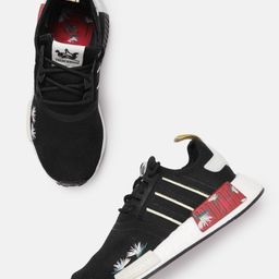 ADIDAS Originals Women Black Floral Embroidered NMD_R1 Sneakers-image-83