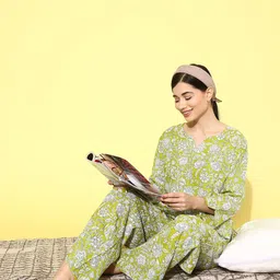 ETC Floral Printed Night Suit-image-87