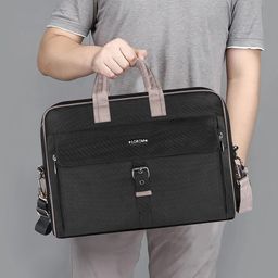 LOREM Men Textured Laptop Bag-23