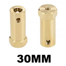 30mm Long 6mm Hex Wheel Coupling For Robot Smart Car Motor Shaft Adapter - RS724930mm Long 6mm Hex Wheel Coupling For Robot Smart Car Motor Shaft Adapter - RS7249-16