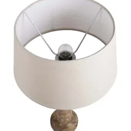 Homesake Natural Mabel Rustic Table Lamp with Khadi Shade (Bulb Included) - Set of 1 image 4