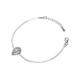 Clara Pear 92.5 Sterling Silver Swarovski Zirconia Bracelet-image-57