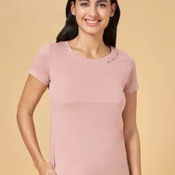Dreamz by Pantaloons Dusty Pink Cotton T-Shirt-picture-40