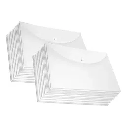 Aagam Size Foolscap Polypropylene My Clear Transparent Bag, (Pack Of 20)-34