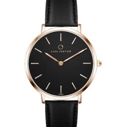 Carlington Iconic 2044 Black Analog Watch for Women-image-98
