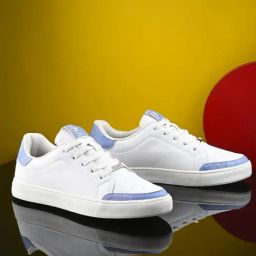 OFF LIMITS Men's SKYLINE White & Denim Sneakers-image-96