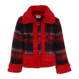 Cutecumber Kids Red Printed Coat-picture-38