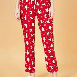 Dreamz by Pantaloons Red Cotton Printed Pyjamas-picture-16