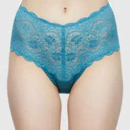 Triumph Blue Lace Panty-image-77