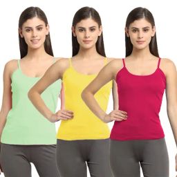 Friskers Multicolor Slim Fit Camisole-image-35