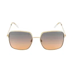 Opium Brown Square Sunglasses for Women-34
