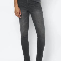 Solly by Allen Solly Grey Skinny Fit Lightly Washed Jeans-image-65