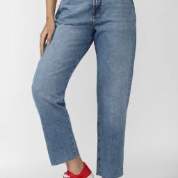 Forever 21 Blue Regular Fit Rinse Washed Jeans-image-80
