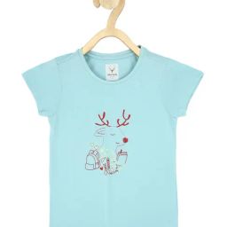 Allen Solly Junior Blue Graphic T-Shirt-image-15