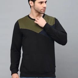Rigo Black Round Neck Sweatshirt-image-51