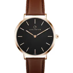 Carlington Iconic 2044 Brown Analog Watch for Women-image-38